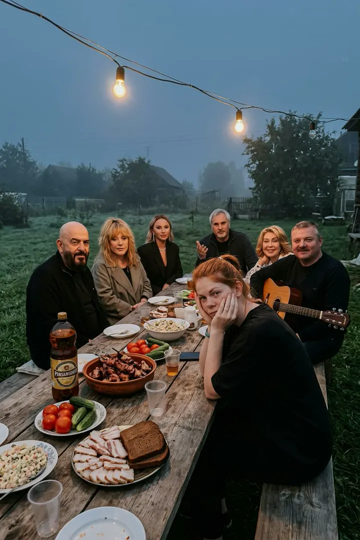 Пикник со звездами в деревне