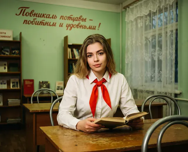 Советский портрет в библиотеке
