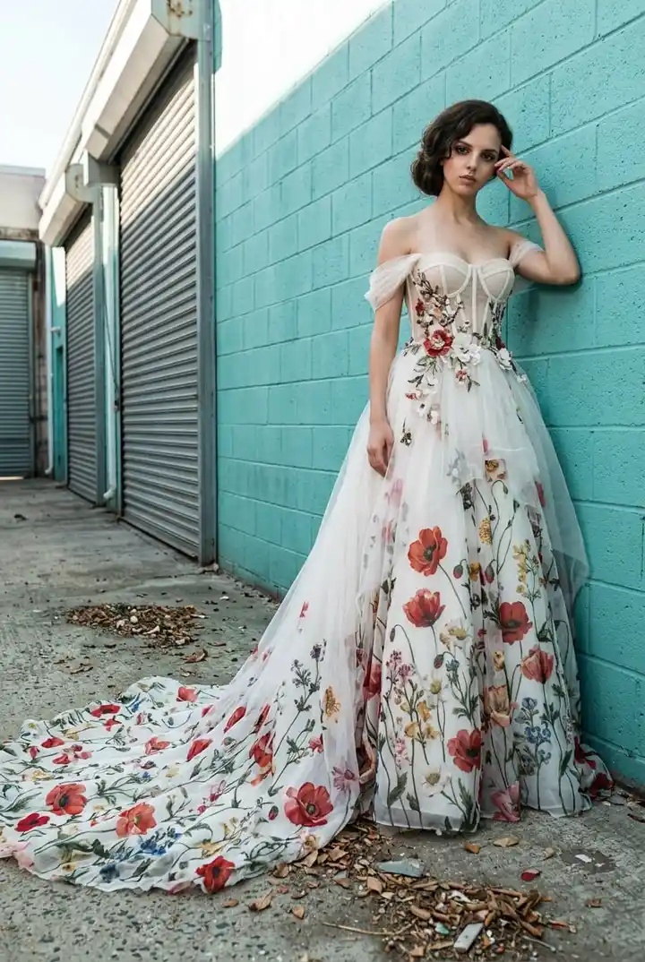 Fashion портрет у бирюзовой стены