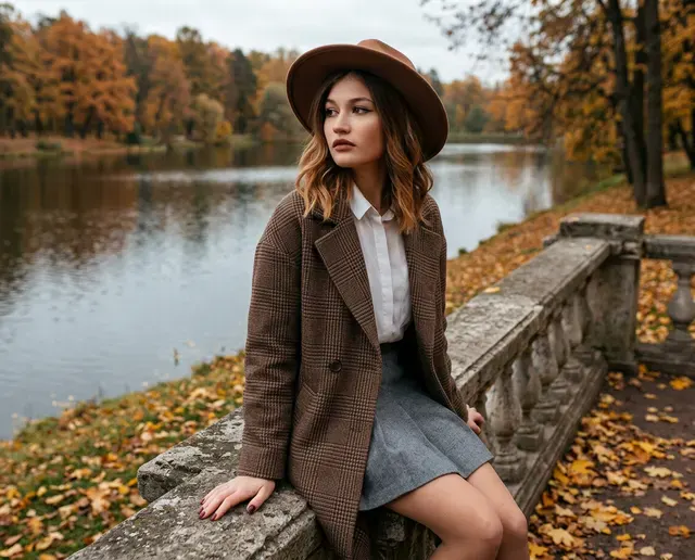 Осенний портрет в парке