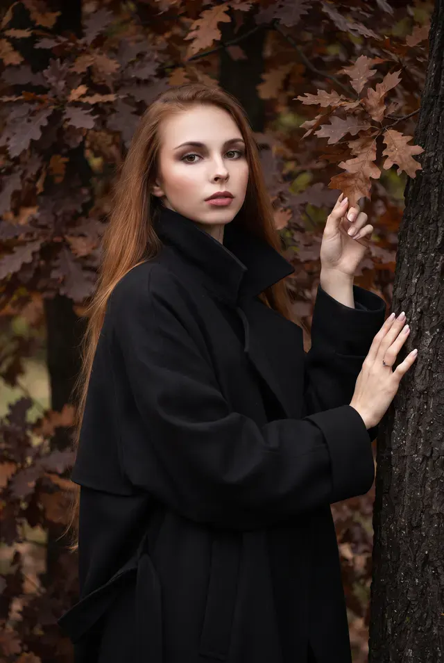 Осенний гламурный портрет
