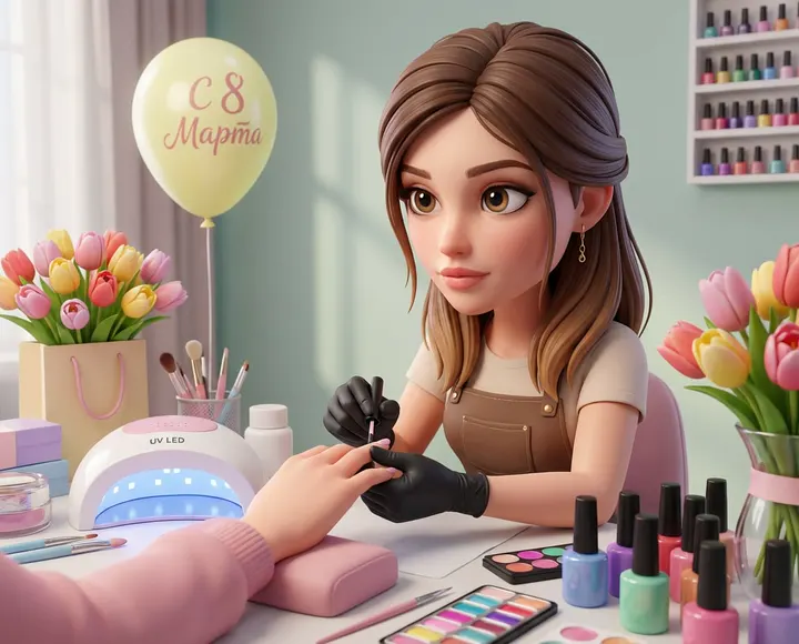 Мастер маникюра 3D стиль