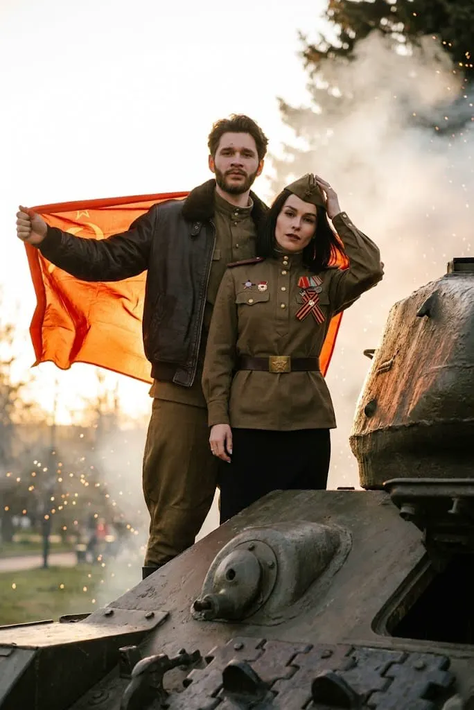 Герои победы на танке
