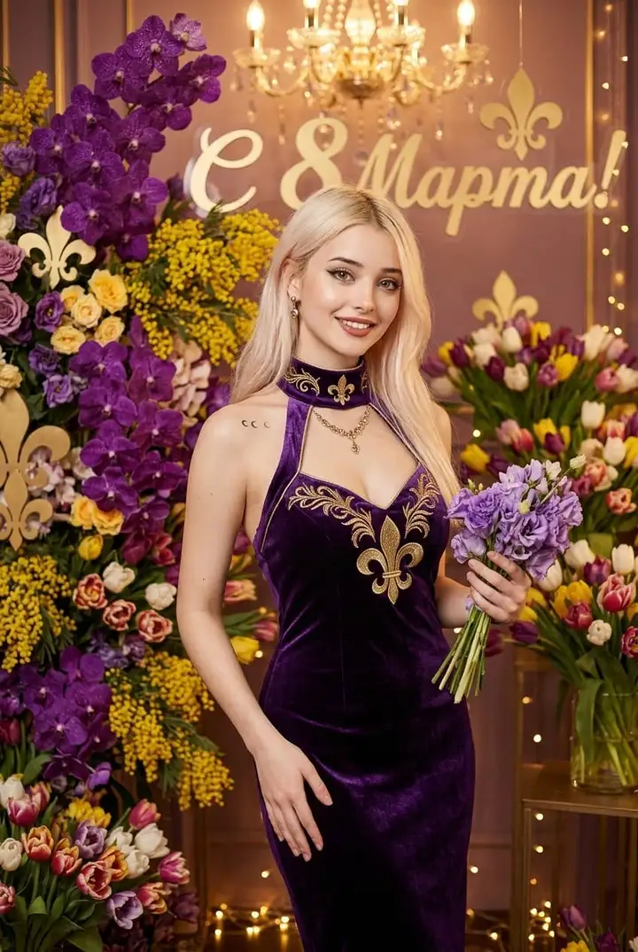 Гламурный праздник 8 марта
