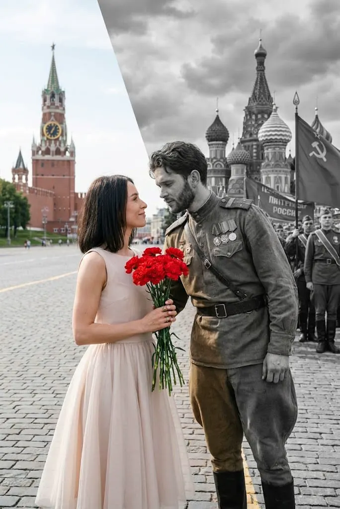 Связь поколений на Красной площади