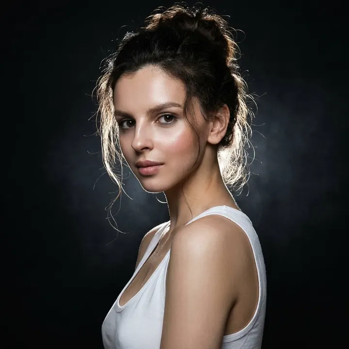 Элегантный портрет в стиле Clean Girl