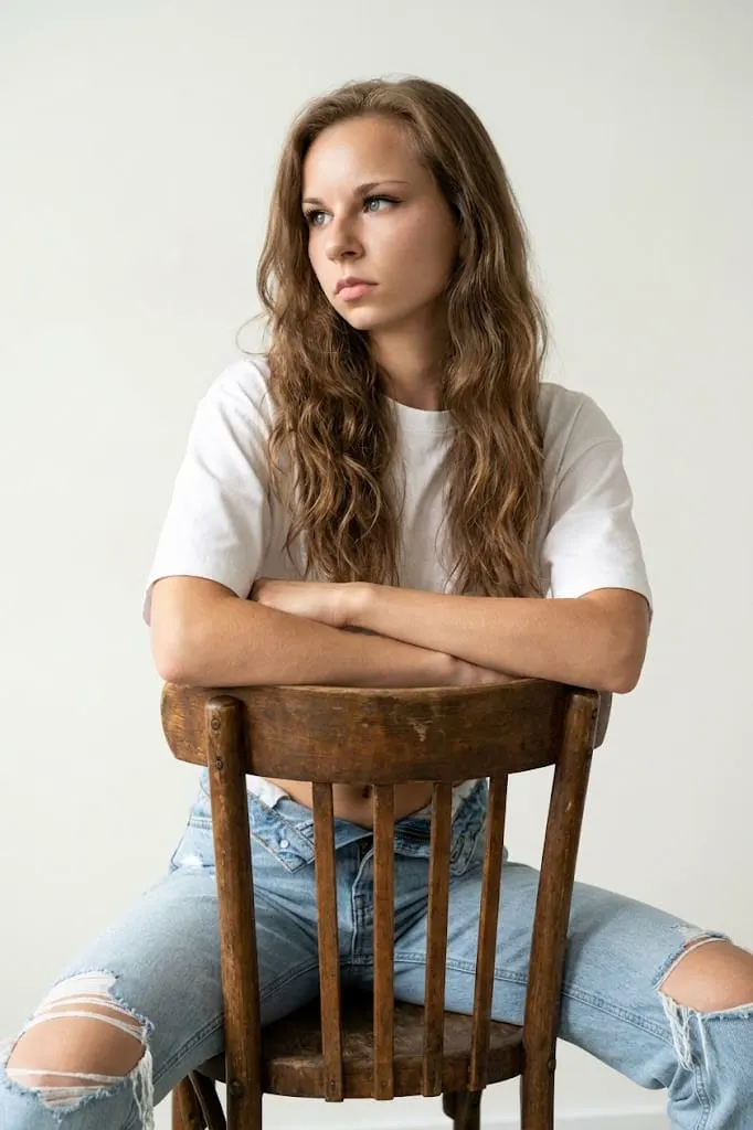 Девушка в стиле Vogue