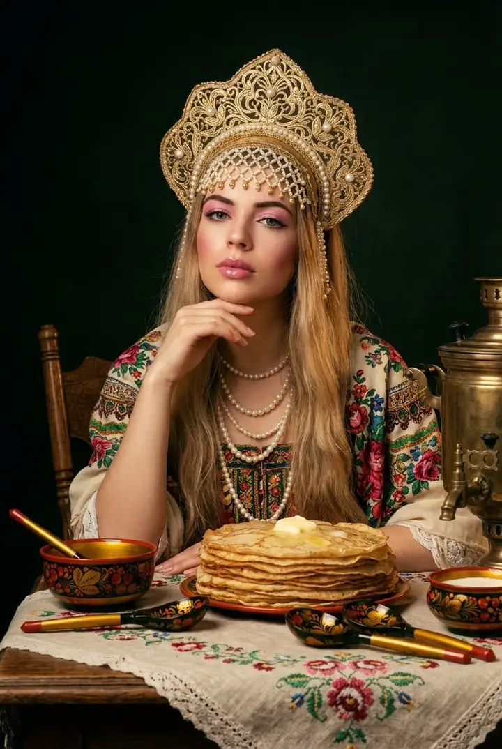 Царский портрет на Масленицу