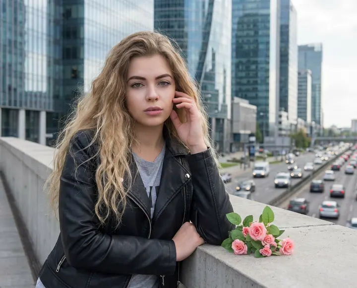 Девушка в городе
