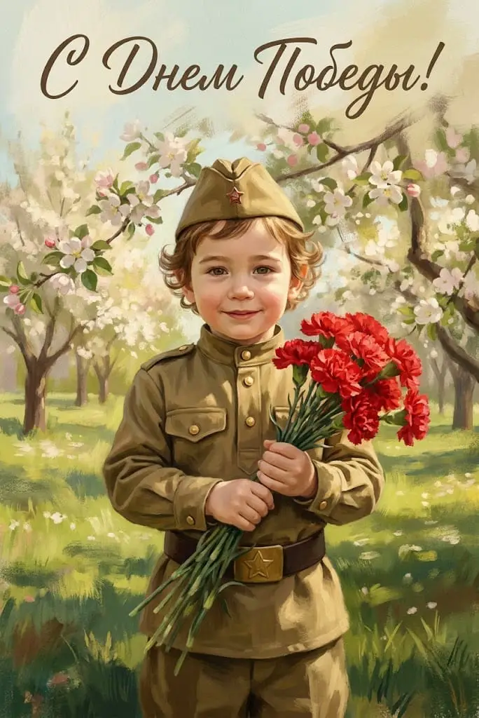 Праздничный портрет ко Дню Победы