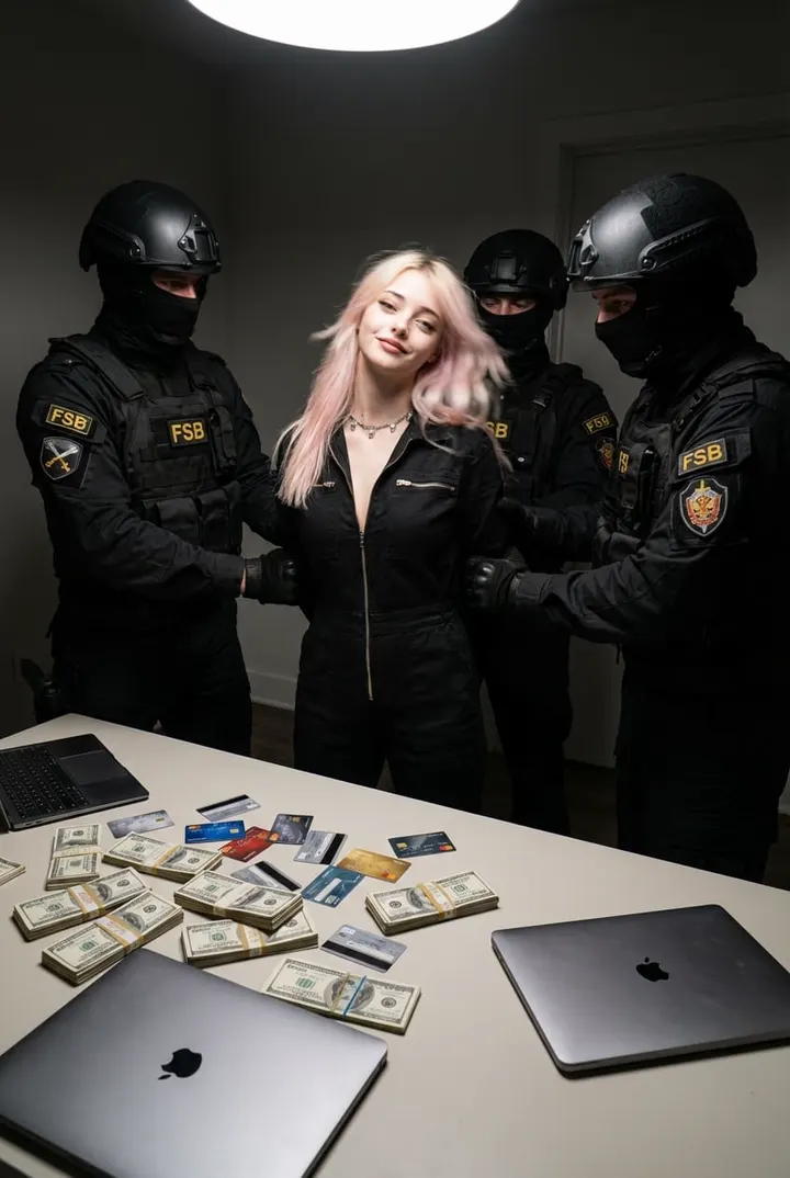 Сцена обыска и задержания