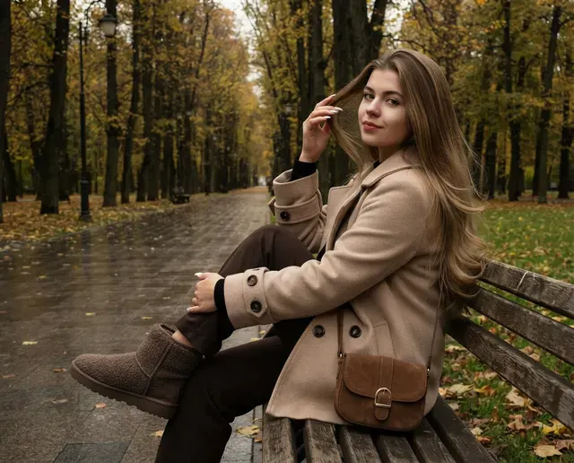 Уютная осенняя прогулка
