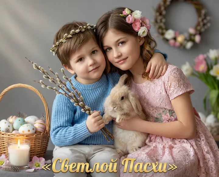 Светлая Пасха с детьми