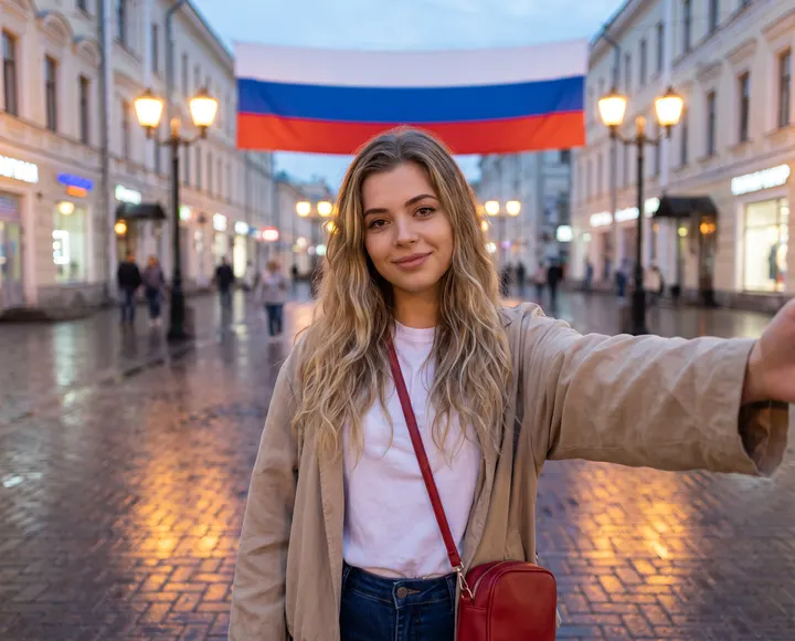 Селфи после заката