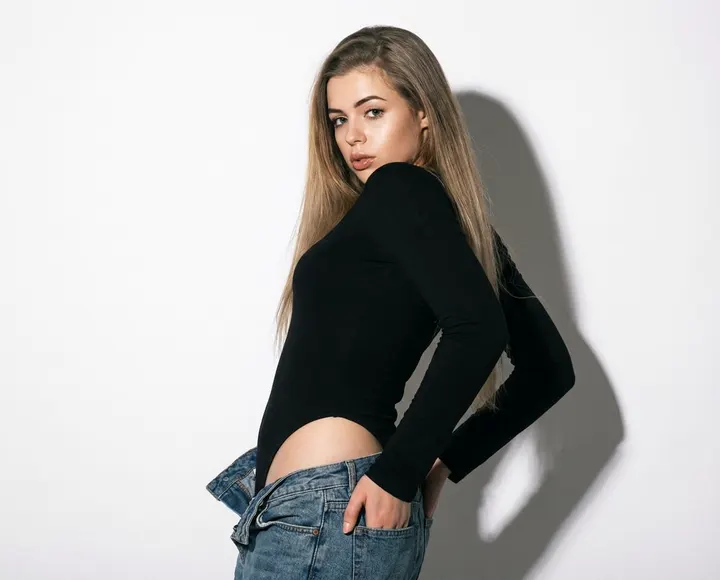 Винтажная модная фотосессия 90-х