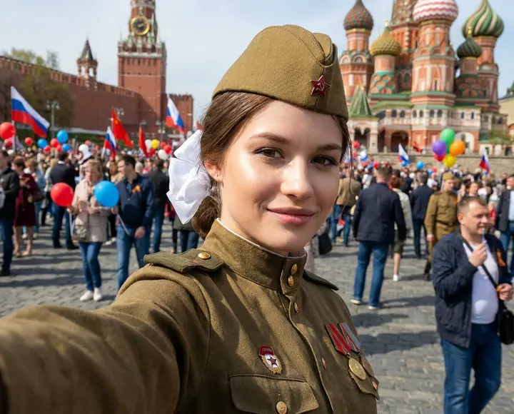 Селфи на 9 мая