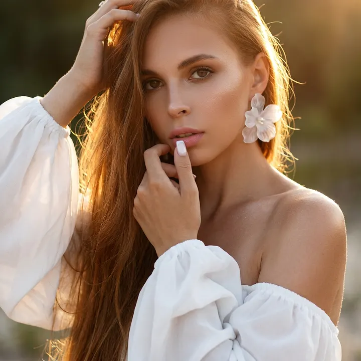 Сияющий кинематографичный портрет
