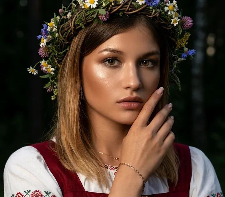 Иван Купала портрет в сарафане