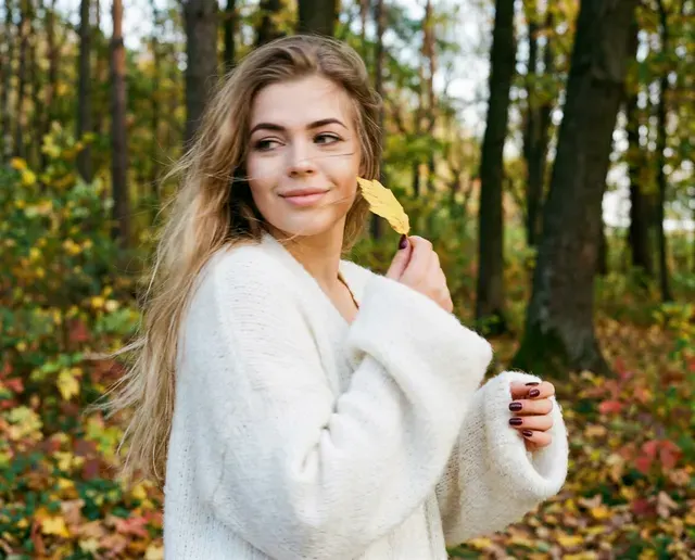 Осенняя репортажная фотосессия в лесу