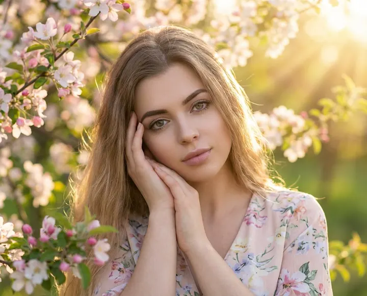 Весенний женский портрет