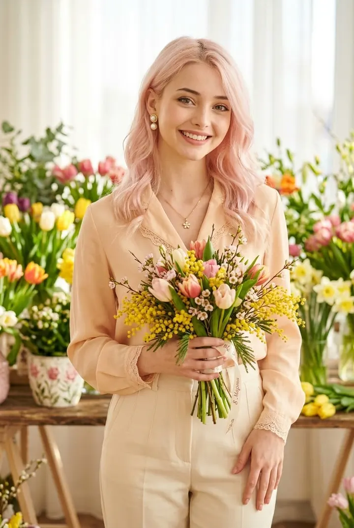 Весенние цветы 8 марта