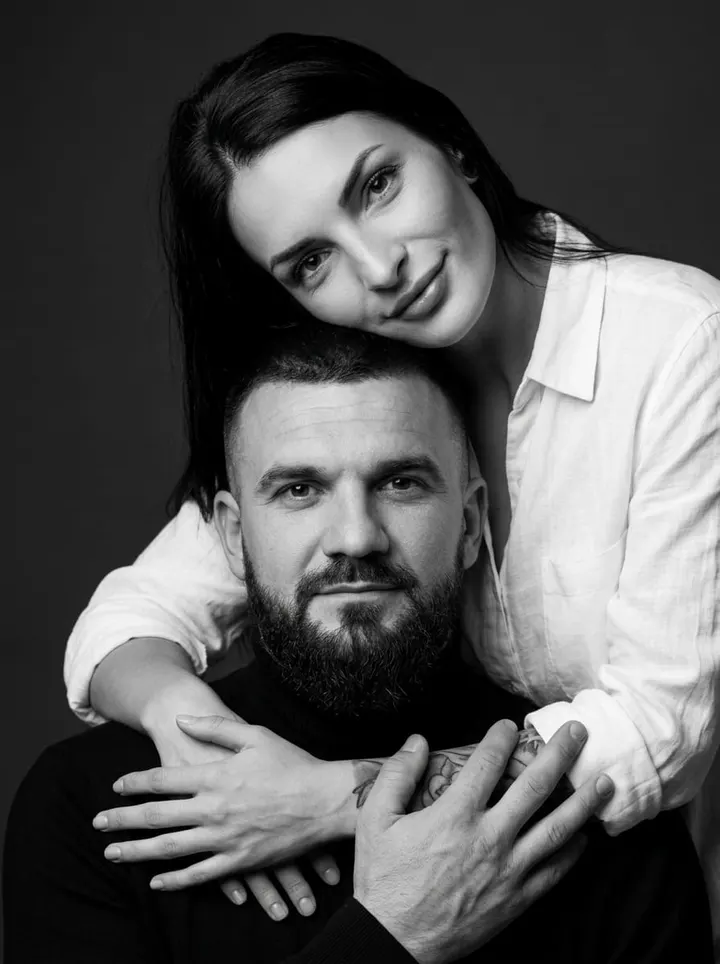 Трогательный портрет отца и дочери — пример фото по шаблону