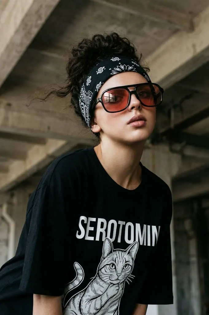 Девушка в стиле Serotomin