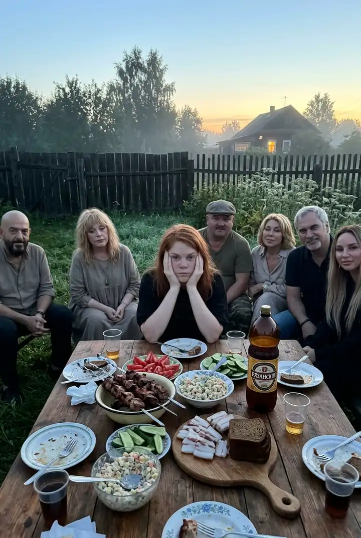 Пикник со звездами в деревне