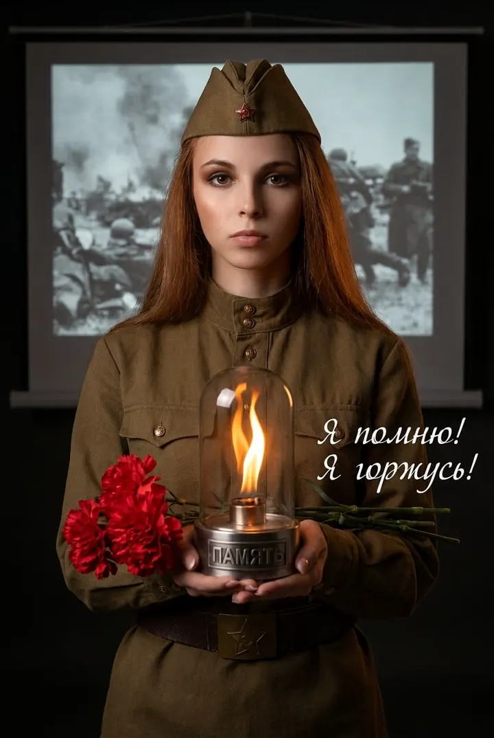 Память 9 мая гвоздики капсула