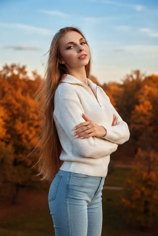 Осенний fashion-портрет в парке