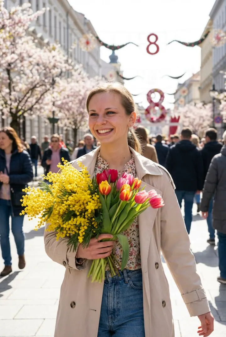 Весенний лайфстайл 8 марта