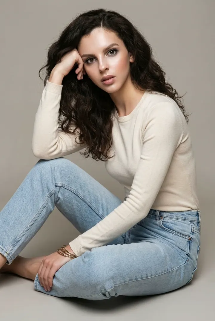 Студийный портрет в стиле Vogue