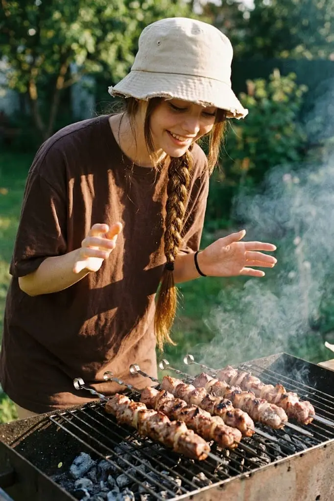 Дачный вайб с шашлыками
