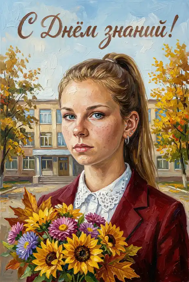 Учительница С Днём знаний