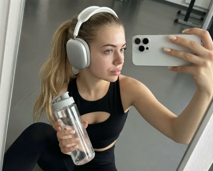 Селфи в спортивном стиле