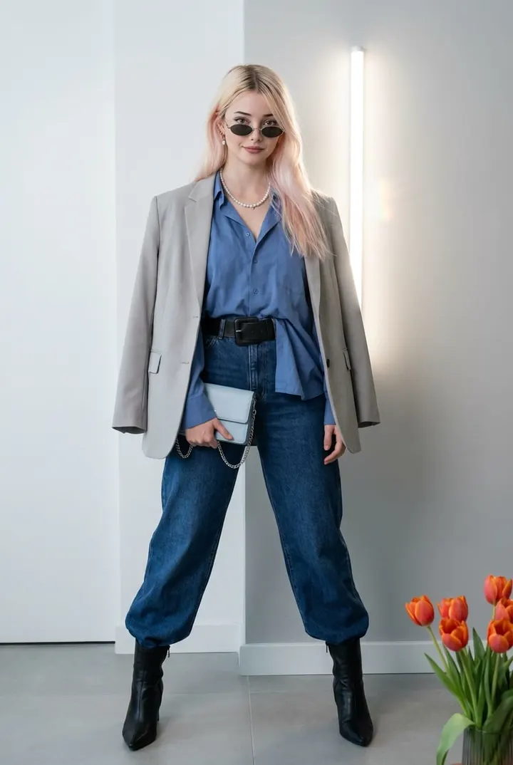 Fashion съемка в минималистичном интерьере