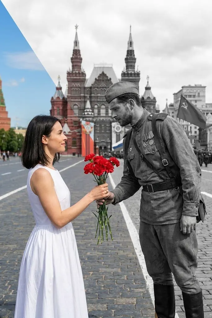Связь поколений на Красной площади