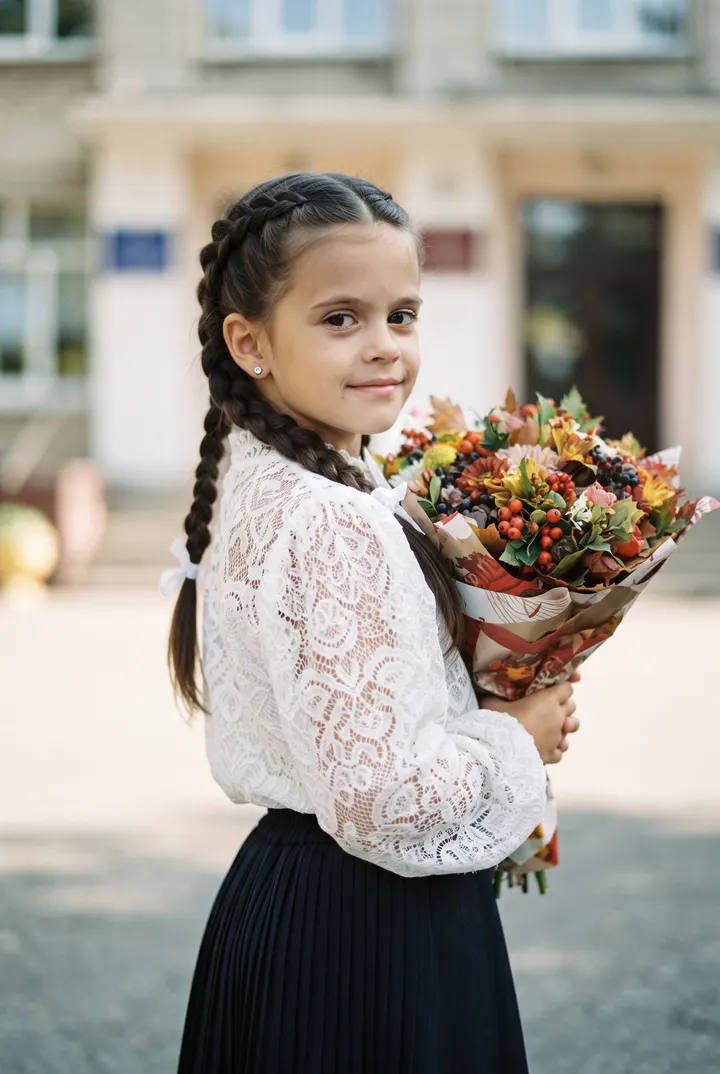 Школьный портрет на 1 сентября