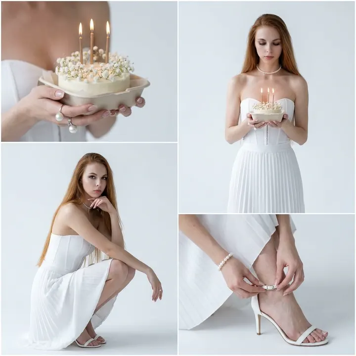 Эстетичный коллаж на день рождения