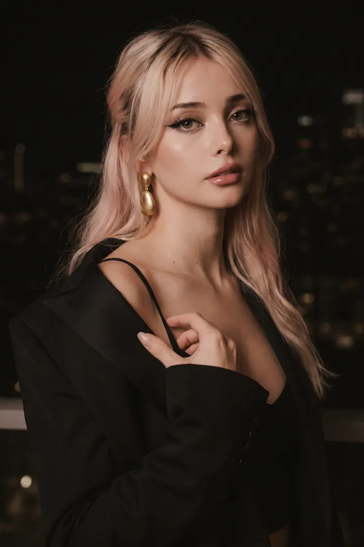 Элегантный fashion портрет Saint Laurent